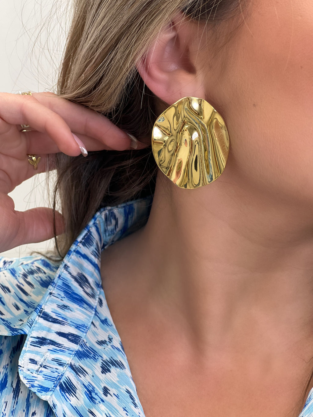 Boucle d'oreille Eila - Doré