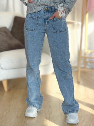 Jeans GAÉTANE - BLEU