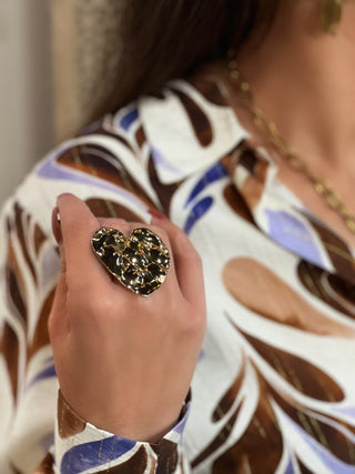 Bague en acier AUDREY - DORE