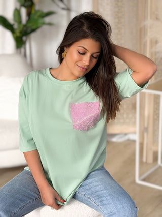 T-Shirt JANNINA - VERT D’EAU