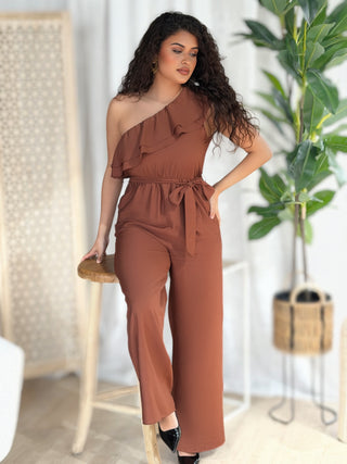 Combi pantalon LYSIA - CAMEL