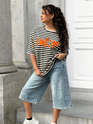 Sweat courtes manches DIPA - BLEU MARINE