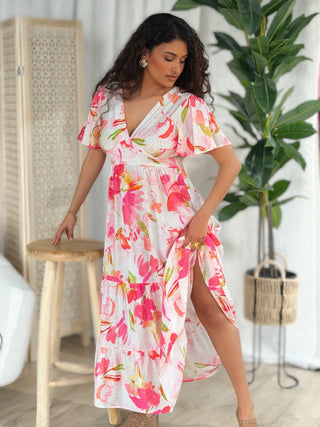 Longue robe MARGOT - ROSE