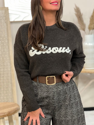 Pull DJAMELA - MARRON