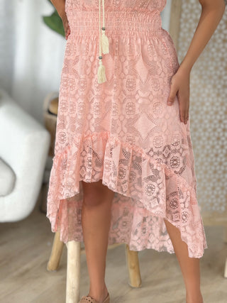 Longue robe LÉA - ROSE