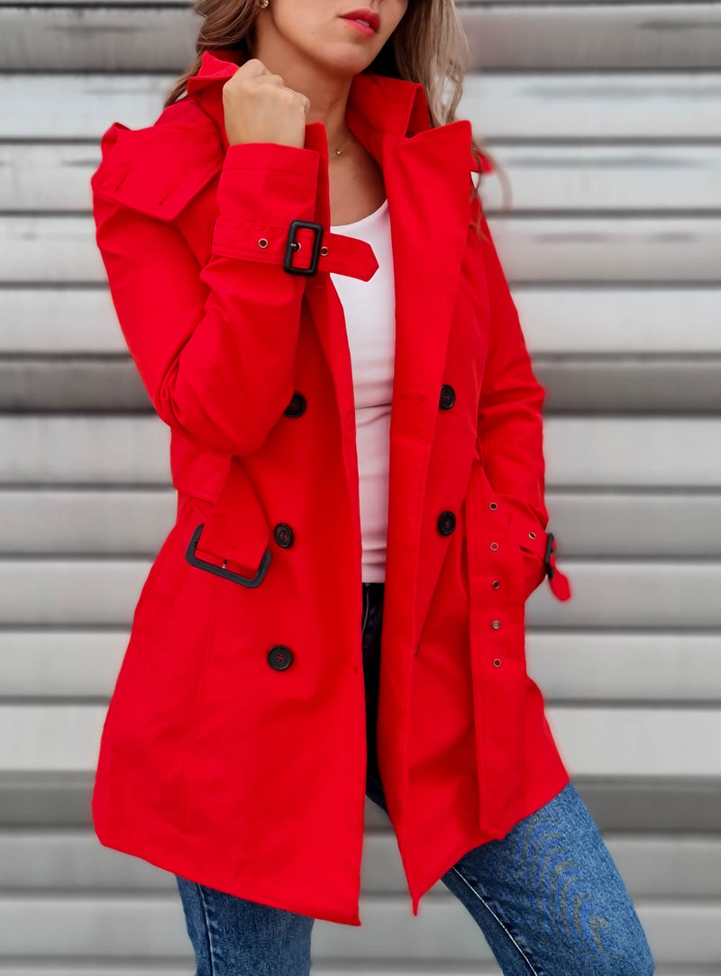 Trench NIKKY - ROUGE (7437824819354) (7759027634330) (8695136518467)