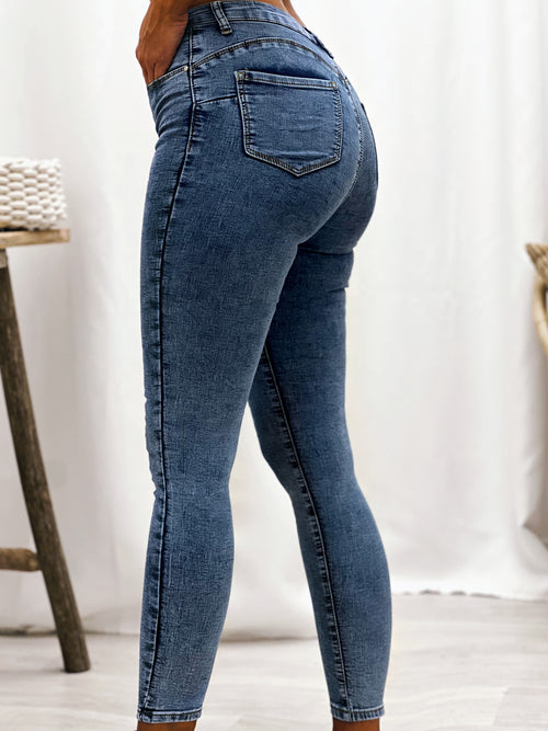 Jeans slim push up PATRICIA - BLEU (8756459372867)