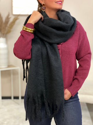 Écharpe JULIETTE - NOIR