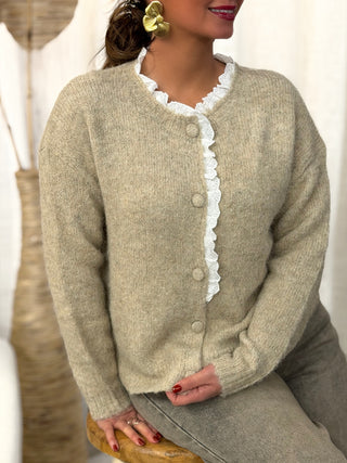 Gilet REGINA - BEIGE