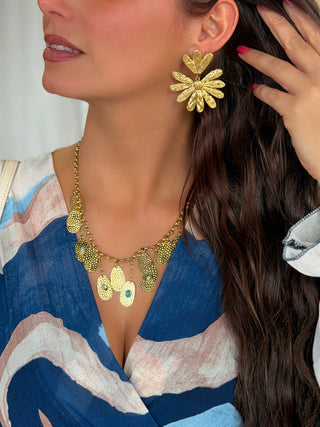 Boucles d’oreilles en acier NAYRA - DORÉ