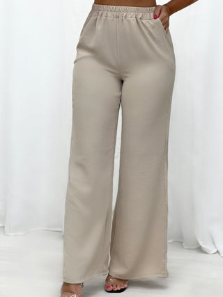 Ensemble Pantalon MALANIA - BEIGE (9214847287619)