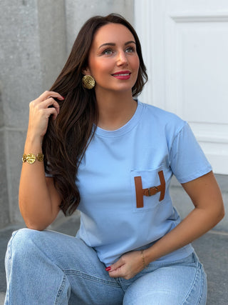 T-shirt HANA - BLEU
