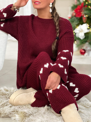 Ensemble Pantalon LUNA - BORDEAUX