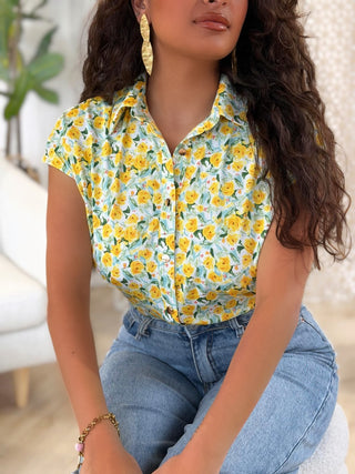 Chemise ADRIANA - JAUNE