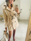 Trench NIKKY - BEIGE FONCE (6954238771354) (7759026946202) (8695159324995)