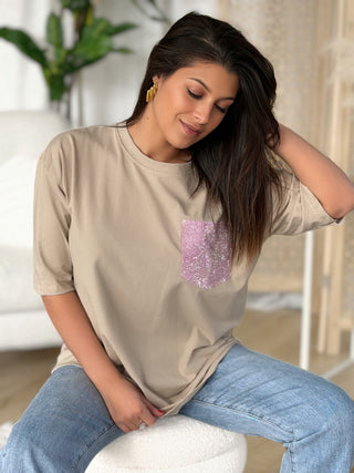 T-Shirt JANNINA - BEIGE