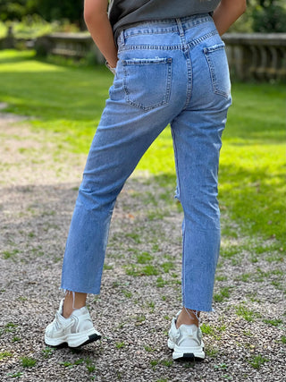 Jeans mom ELENE - BLEU (9460973502787)