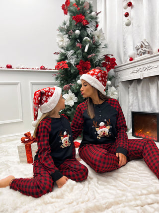 Pijama de Noel adulte SANTA - NOIR (8848056615235)