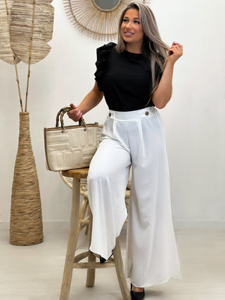 Pantalon ROSALY - BLANC (9094659342659)