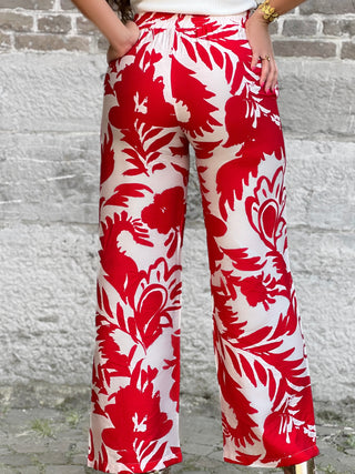 Pantalon CRISTELLE - ROUGE (9244648112451)