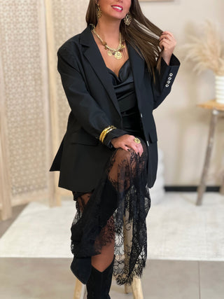 Longue robe FANNY - NOIR