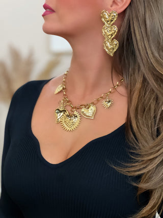 Boucles d’oreilles en acier SOFIA - DORE