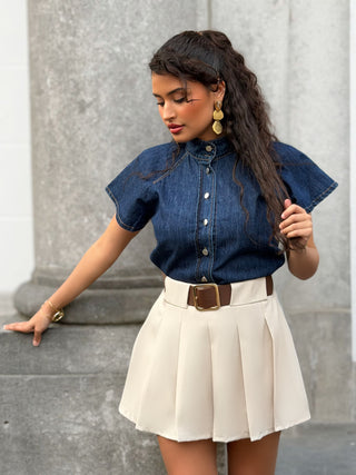 Jupe Short ISIDORA - BEIGE