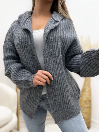 Gilet à capuche INAYA - GRIS (8909723599171)