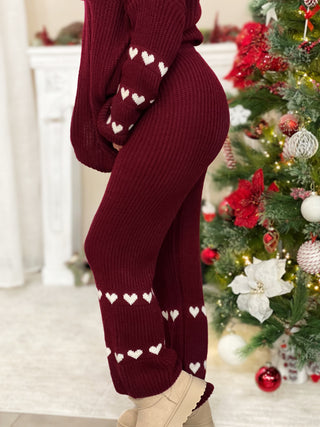 Ensemble Pantalon LUNA - BORDEAUX