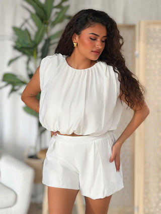 Ensemble short LIBI - BLANC