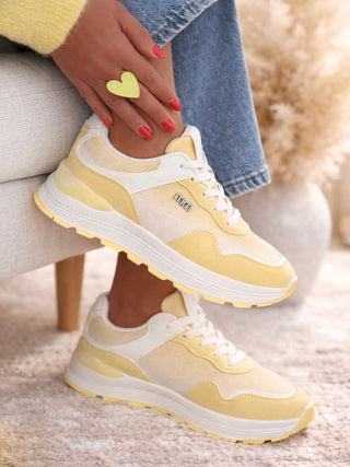 Baskets ANAÉE - JAUNE