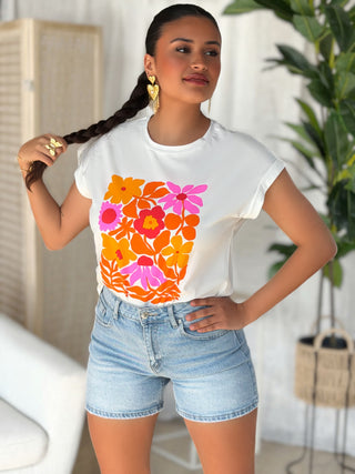 T-shirt sans manches SERRA - BLANC