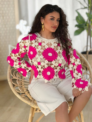 Blouse TRISHA - FUSCHIA