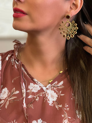 Boucles d’oreilles en acier EVA - DORE