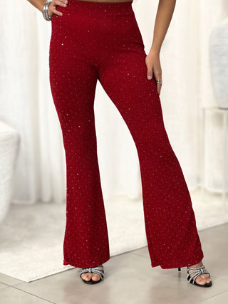 Pantalon YASMINE - ROUGE