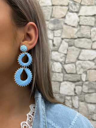 Boucles d’oreilles MARICA - BLEU (8980234797379)