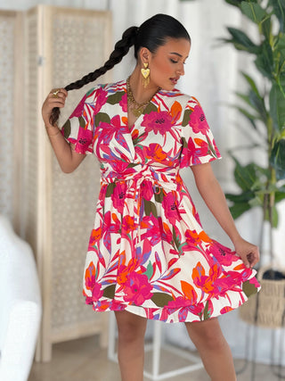 Robe REENA - FUSCHIA