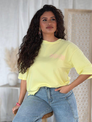 T-shirt AURELIE - JAUNE