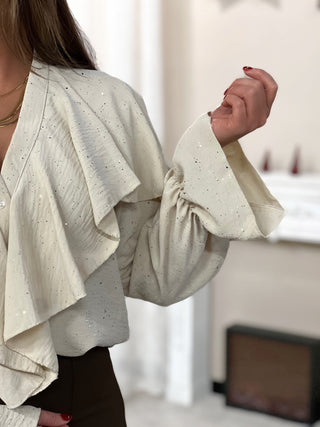 Blouse NYDIA - BEIGE