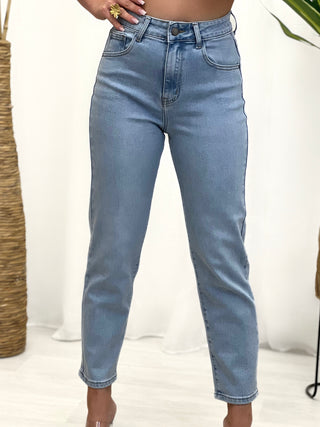 Jeans mom TYFFANY - BLEU (9224889401667)