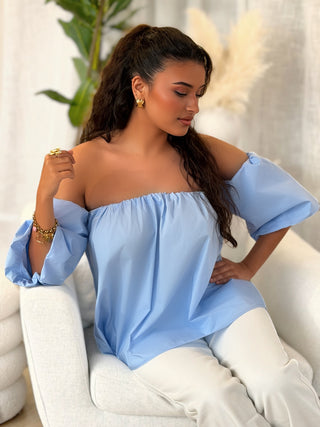 Bustier FEDERICA - BLEU CLAIR