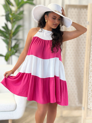 ROBE NAOMY - FUSCHIA