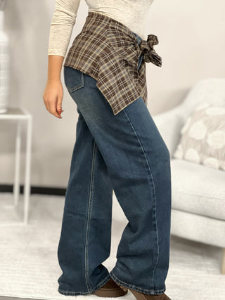 Jeans ROMINA - BLEU FONCE