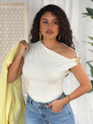 Blouse NAHELLE - ÉCRU