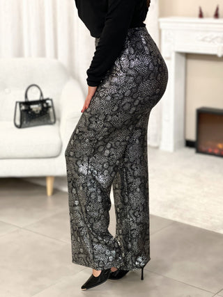 Pantalon BETY - ARGENT