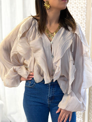 Blouse PAULINE - BEIGE