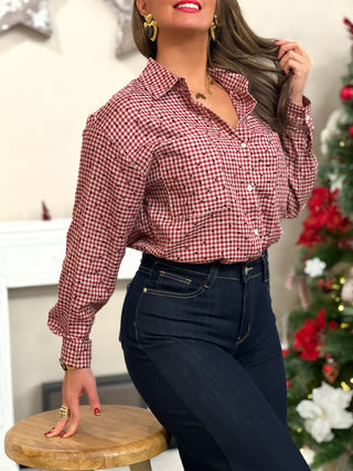 Chemise ANAËLLE - ROUGE