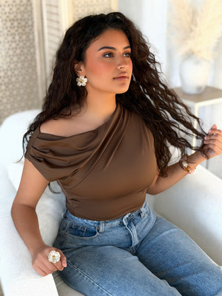 Blouse ANGEL - MARRON