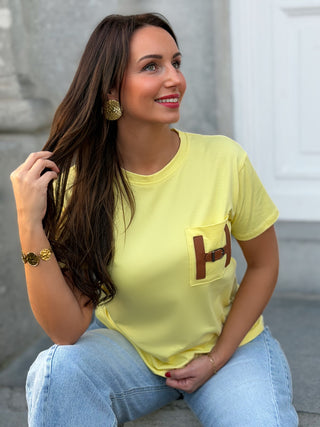 T-shirt HANA - JAUNE