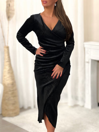 Longue robe BELLINDA - NOIR